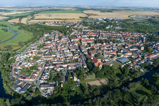 Luftbild Nienburg (Saale)